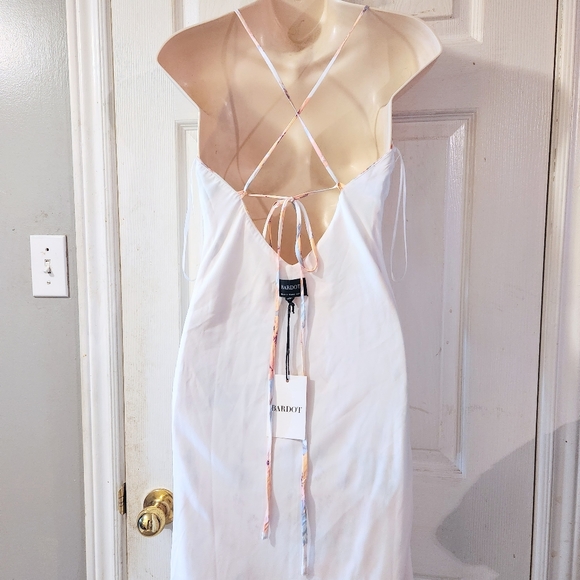 NWT Floral Satin Slip Dress - Picture 9 of 13